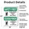 Signmission Safety Culture Sign, 18 in Width, Aluminum, Rectangle, Bilingual OS-2PACK-SF-A-1824-L-10755 - alternate 7